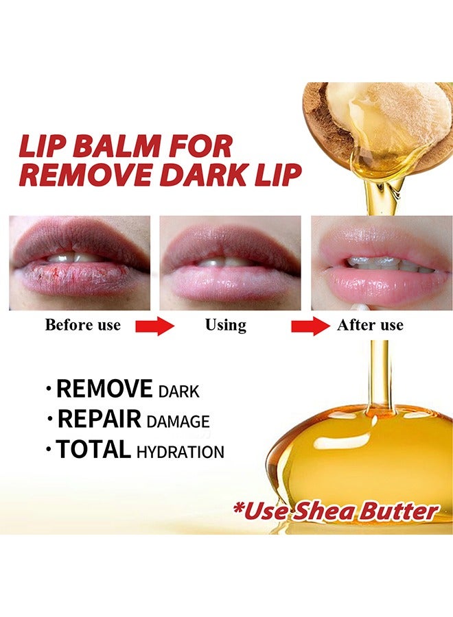 سوفازين مرطب الشفاه للشفاه الداكنة ، مقشر تفتيح الشفاه السحري ، تتلاشى التصبغ الأسود الداكن ، مرطب الشفاه الوردي الباهت ، تقشير مرطب مضاد للتشقق - Image 4