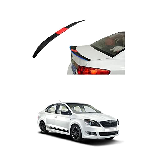 PRIKNIK Spoiler Three Part Adjustable Trimmable Car Spoiler Car Lip Spoiler with Dual Adhesive Tape Compatible with R-apid - Image 1