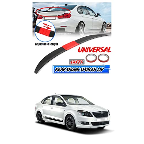 PRIKNIK Spoiler Three Part Adjustable Trimmable Car Spoiler Car Lip Spoiler with Dual Adhesive Tape Compatible with R-apid - Image 2