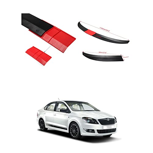PRIKNIK Spoiler Three Part Adjustable Trimmable Car Spoiler Car Lip Spoiler with Dual Adhesive Tape Compatible with R-apid - Image 4