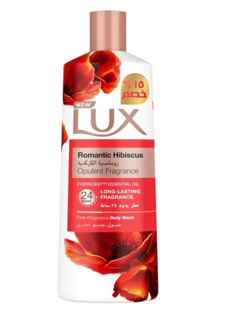 Lux Romantic Body Wash HibiscUS For 24 Hours Long Lasting Fragrance 500 Ml - Image 1
