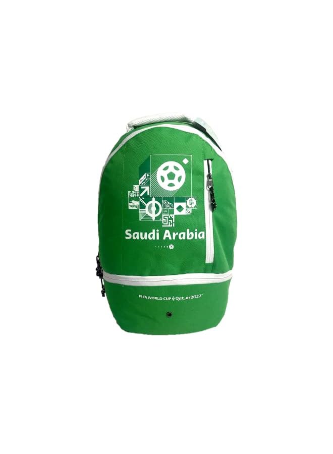 FIFA 2022 Country Sports Backpack with Shoe Compartment - Saudi Arabia - Image 2