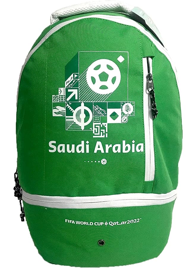 FIFA 2022 Country Sports Backpack with Shoe Compartment - Saudi Arabia - Image 1