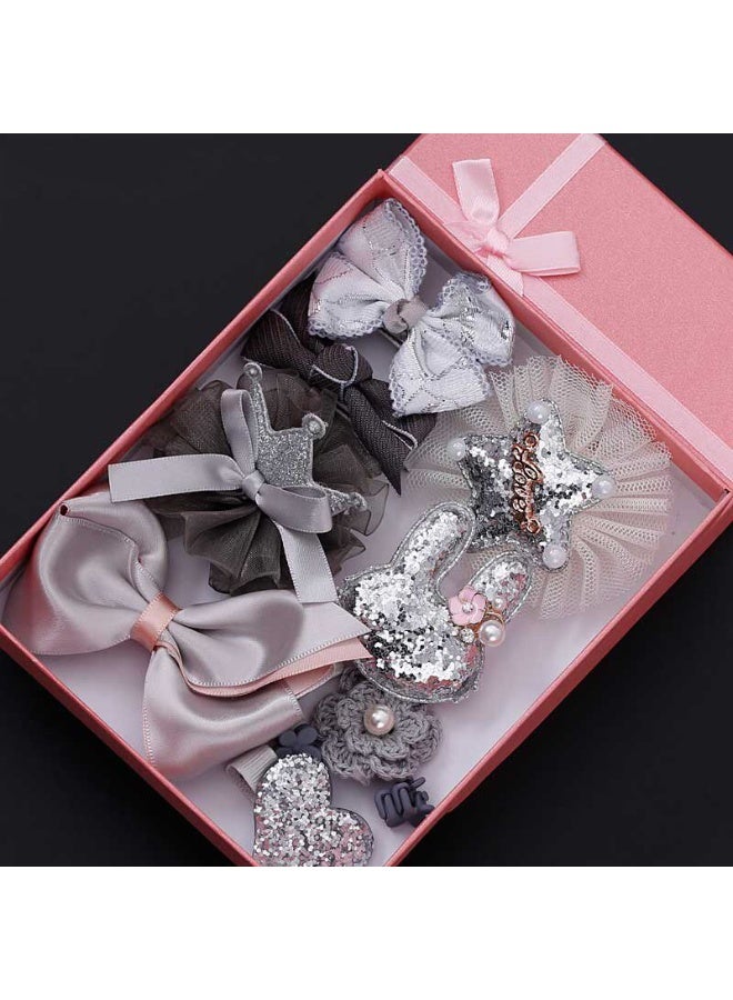 10 Pieces Kids Hair Accessories Side Clips Cute Hair Clips Princess Baby Hair Clips Little Girl Hair Accessories Gift Box Set - Image 5