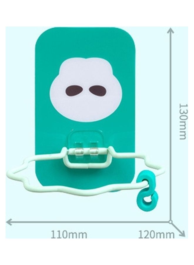 NIBEMINENT 5 Pieces Free Punching Hair Dryer Bathroom Storage Rack Multicolour - Image 3