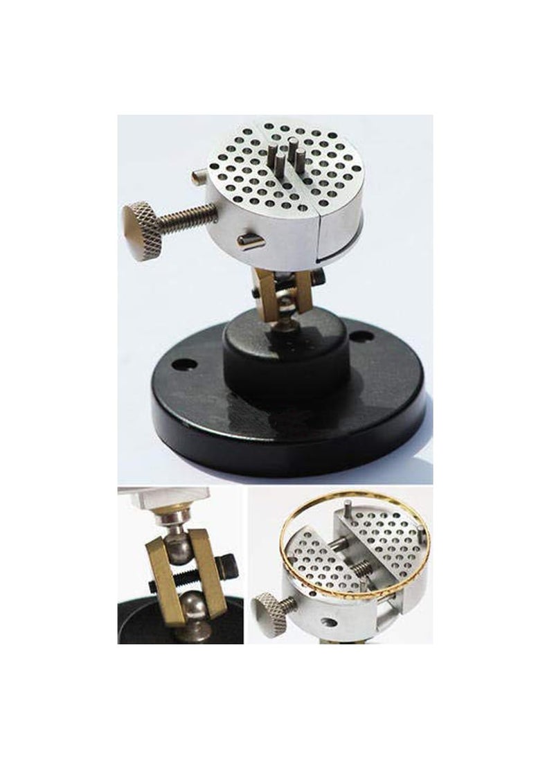 LUXURO LUXURO Work Holder Peg Clamp on Base Jewelers Engravers Revolving Bench Tool  - Image 2