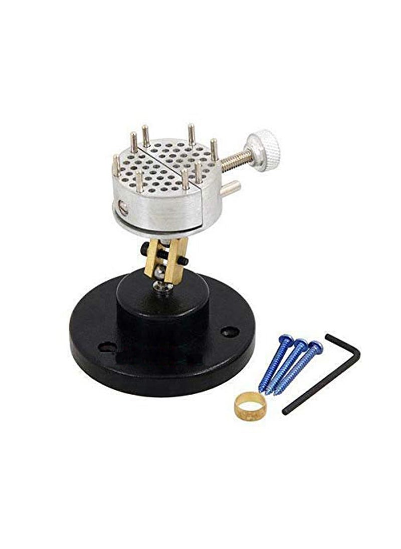 LUXURO LUXURO Work Holder Peg Clamp on Base Jewelers Engravers Revolving Bench Tool  - Image 3