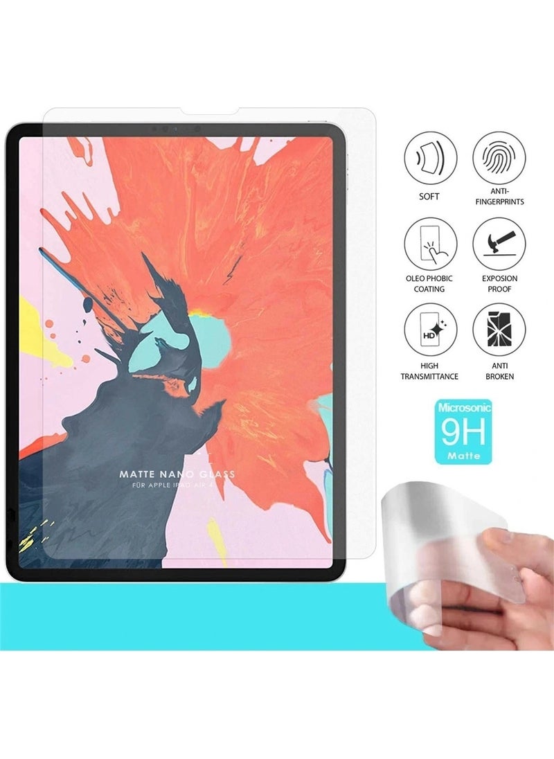 TahTicMer Samsung Galaxy Tab S6 Lite P615 Matte Nano Unbreakable Screen Protector Matte Flexible Film Anti-Fingerprint 10.4 Inch Shockproof  - Image 3