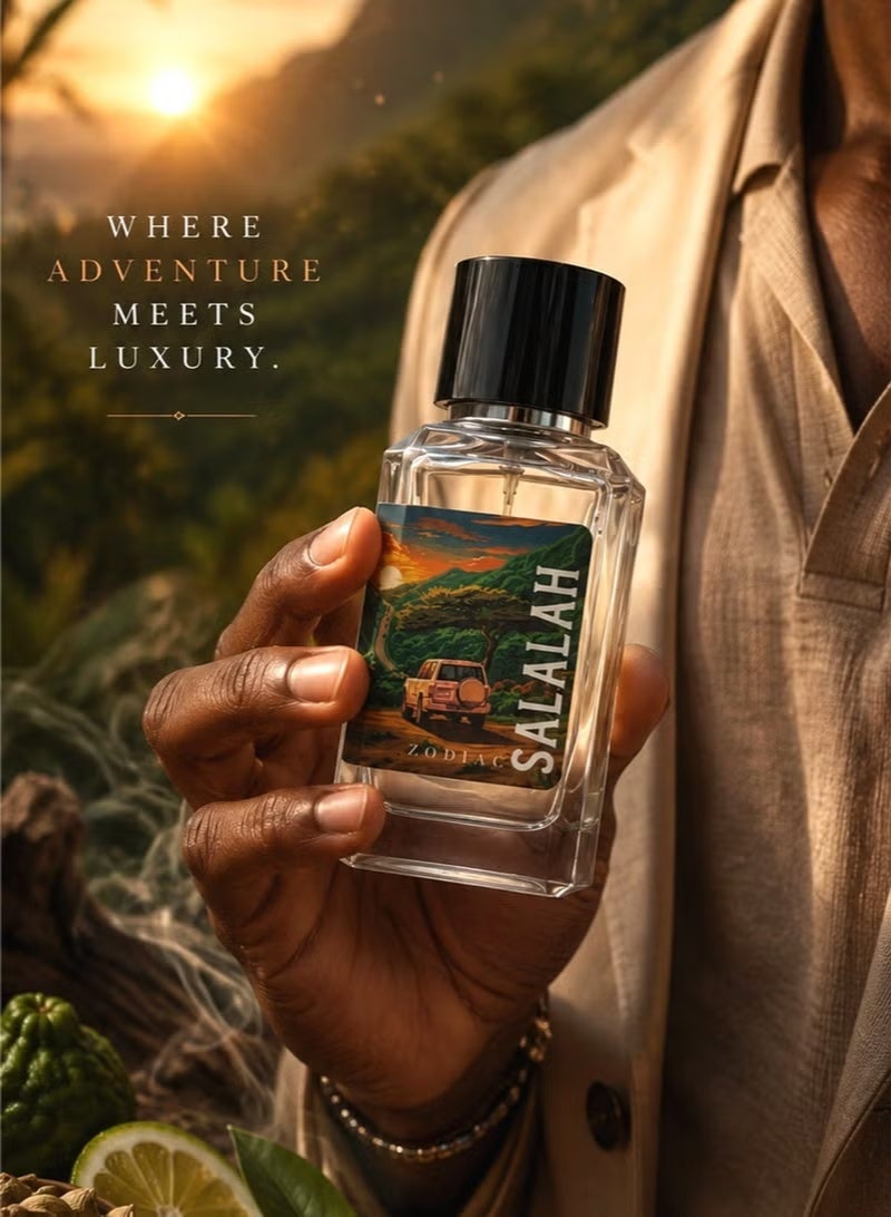 Zodiac Salalah Eau De Perfume 100ml | Long Lasting Perfume for Men & Women with Oud, Aromatic, Leather & Amber Fragrance | Best Perfume for gift your loved one - Image 2
