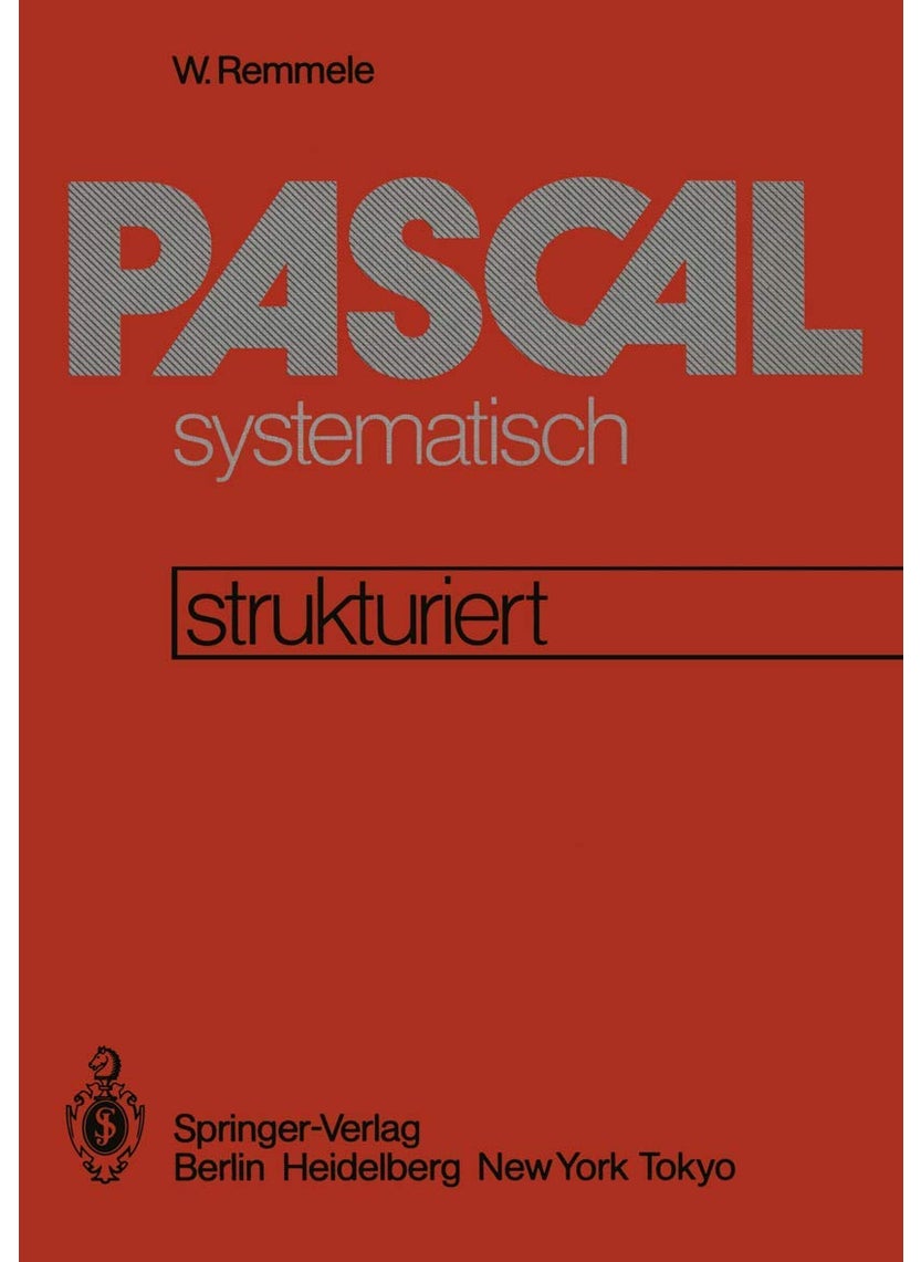 PASCAL systematisch: Eine strukturierte Einführung 