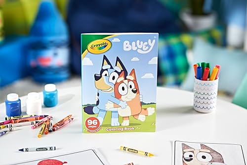 CRAYOLA Colouring Book - Bluey | 96 Pages of Bluey Colouring Fun | Sticker Sheet Included | Ideal for Kids Aged 3+ - Image 5