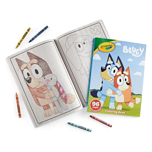 CRAYOLA Colouring Book - Bluey | 96 Pages of Bluey Colouring Fun | Sticker Sheet Included | Ideal for Kids Aged 3+ - Image 2