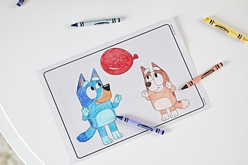 CRAYOLA Colouring Book - Bluey | 96 Pages of Bluey Colouring Fun | Sticker Sheet Included | Ideal for Kids Aged 3+ - Image 4