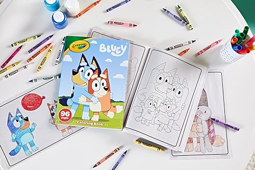 CRAYOLA Colouring Book - Bluey | 96 Pages of Bluey Colouring Fun | Sticker Sheet Included | Ideal for Kids Aged 3+ - Image 3