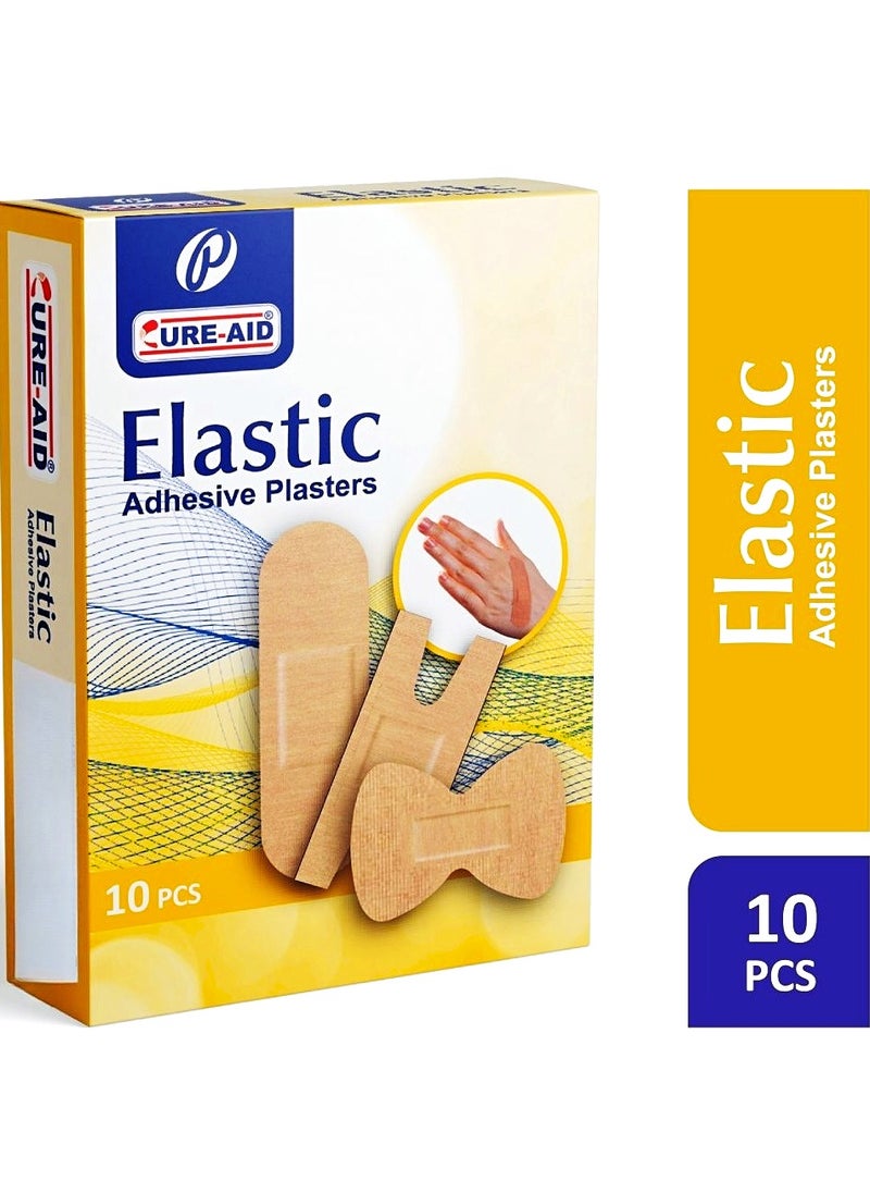 Cure aid - Elastic Adhesive Plasters 10 pcs - Image 1