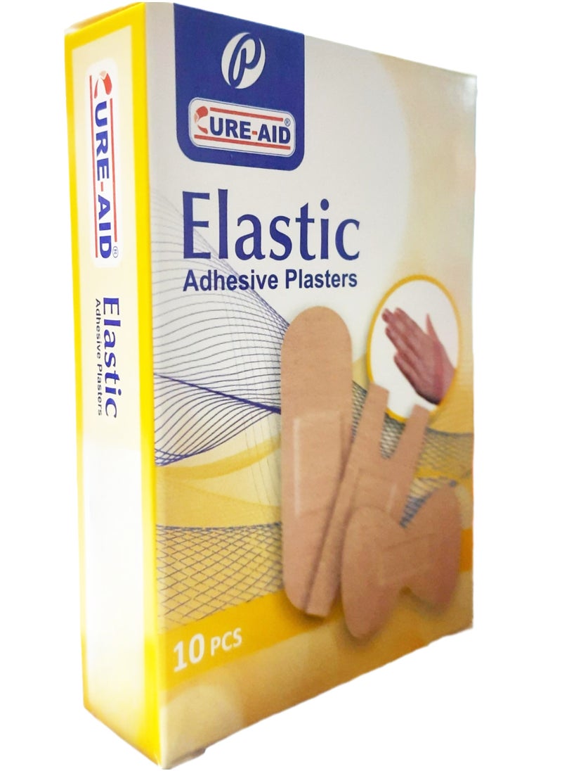 Cure aid - Elastic Adhesive Plasters 10 pcs - Image 1