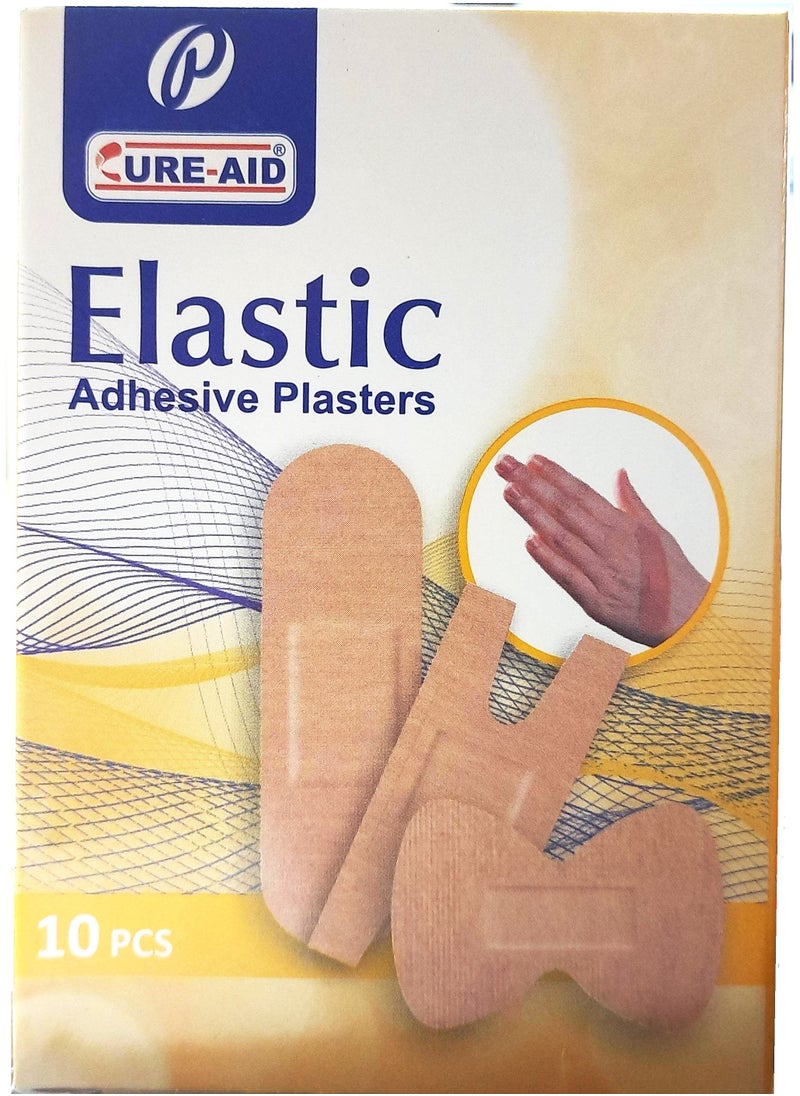 Cure aid - Elastic Adhesive Plasters 10 pcs - Image 1