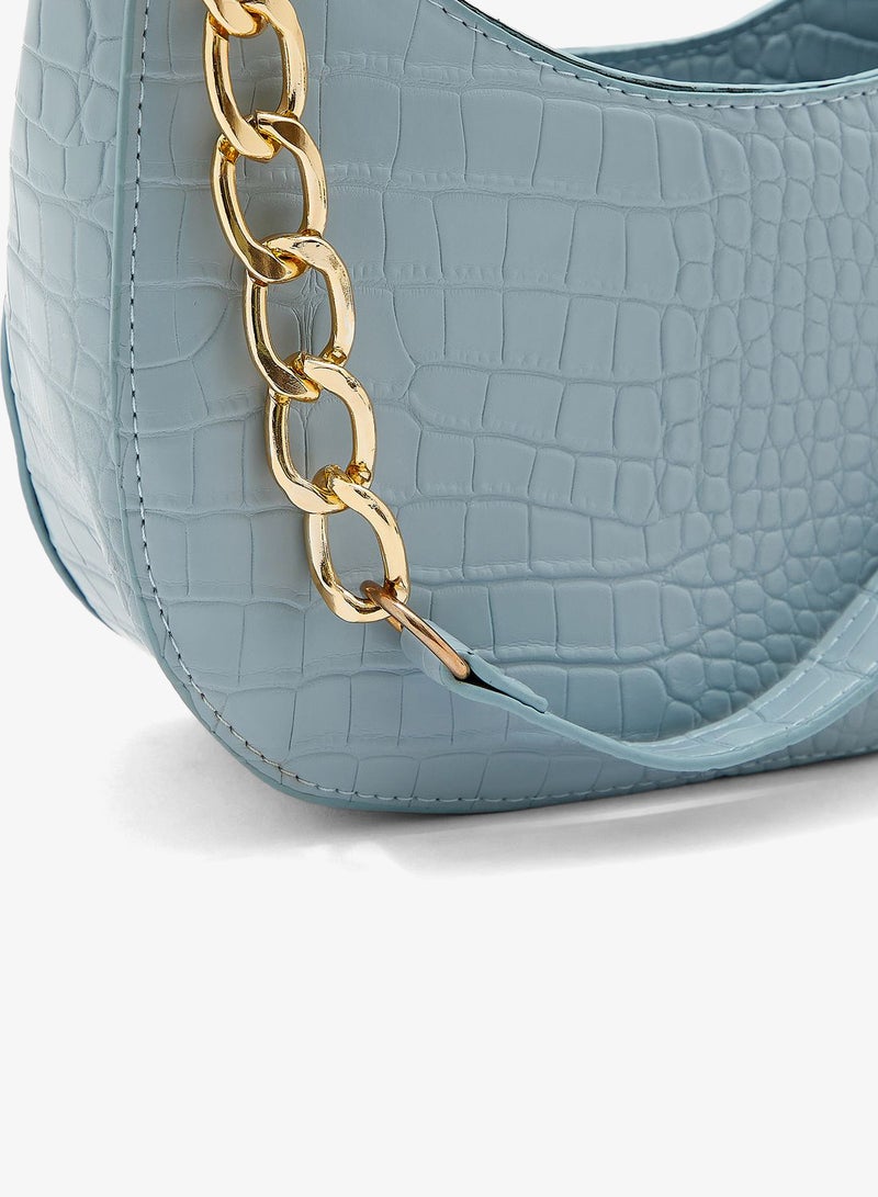 ELLA Croc Shoulder Bag - Image 4