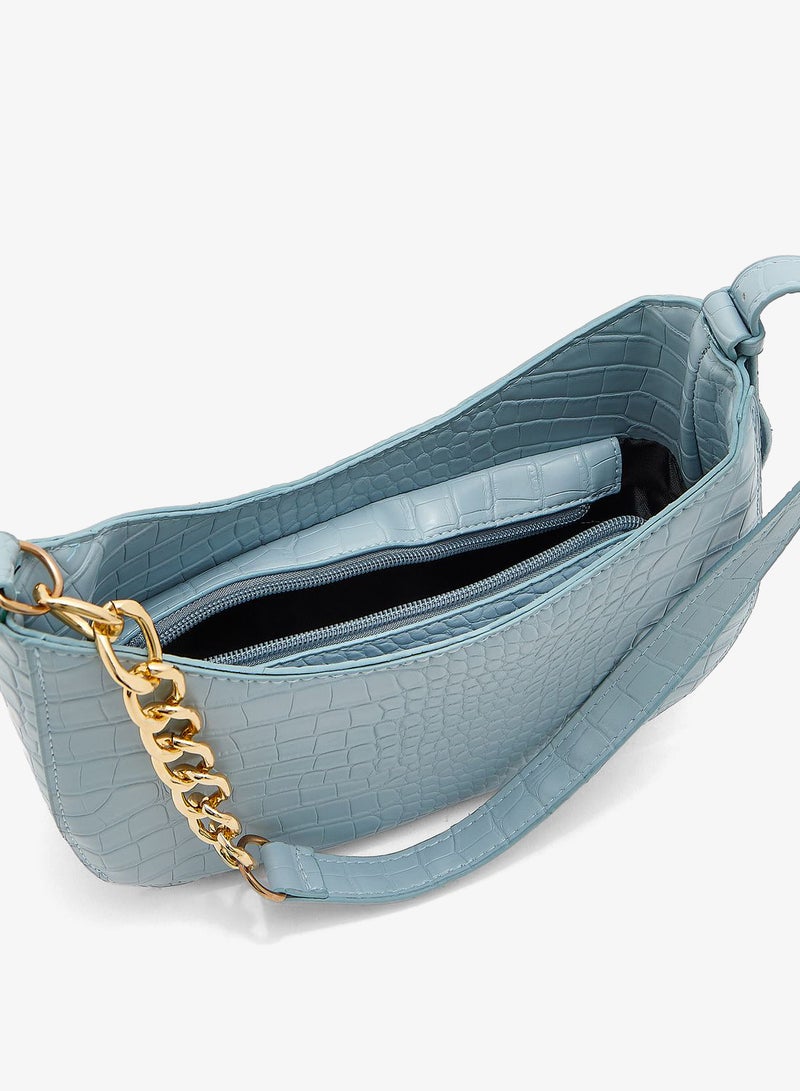ELLA Croc Shoulder Bag - Image 5