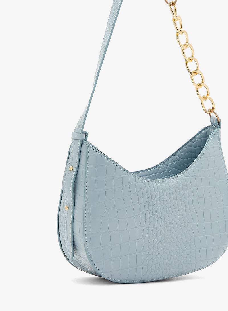 ELLA Croc Shoulder Bag - Image 3