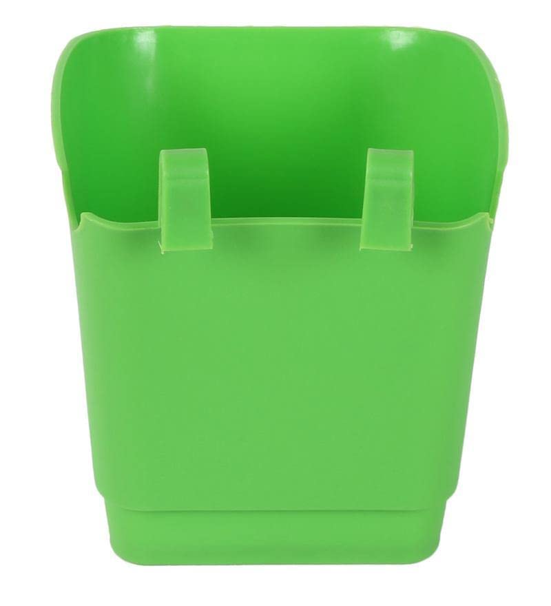 CAPPL Plastic Vertical Garden - Wall Hanging Pot (5 Inch, 12 Pots, Green) - Image 4
