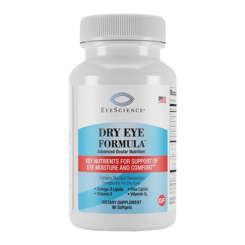 EyeScience Dry Eye Formula Advanced Ocular Vitamin 90 ct - Image 1