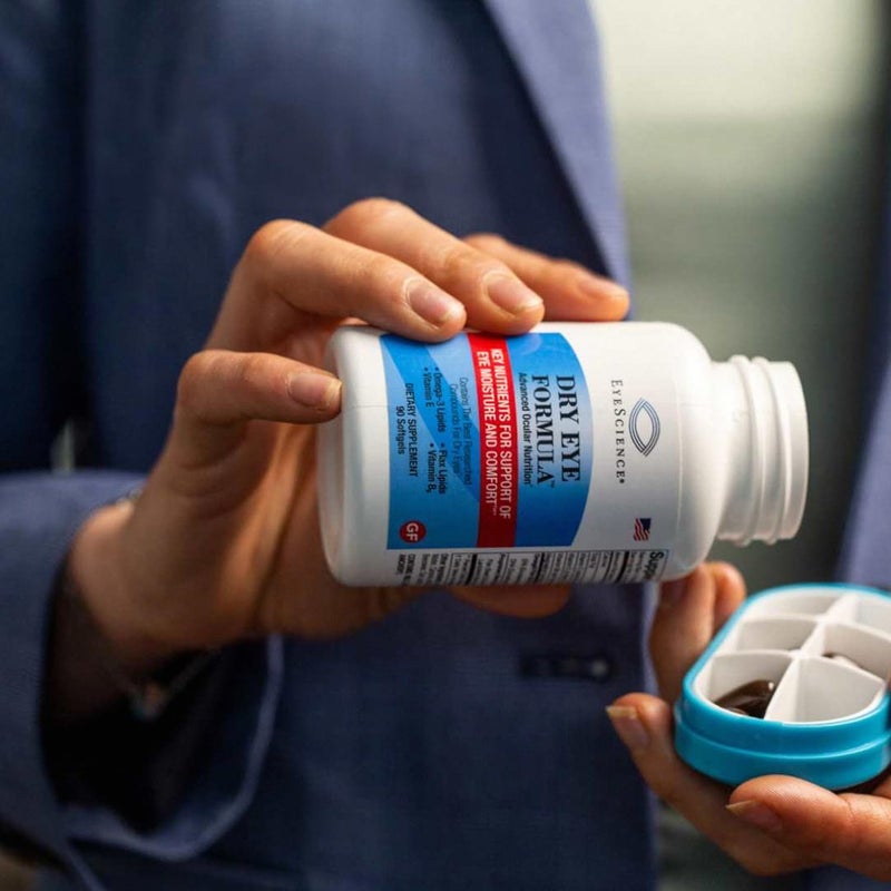 EyeScience Dry Eye Formula Advanced Ocular Vitamin 90 ct - Image 5