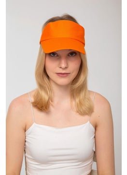 Saria Moda Saria Fashion White Tanisci-Visor Hat  - Image 1