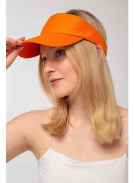 Saria Moda Saria Fashion White Tanisci-Visor Hat  - Image 2