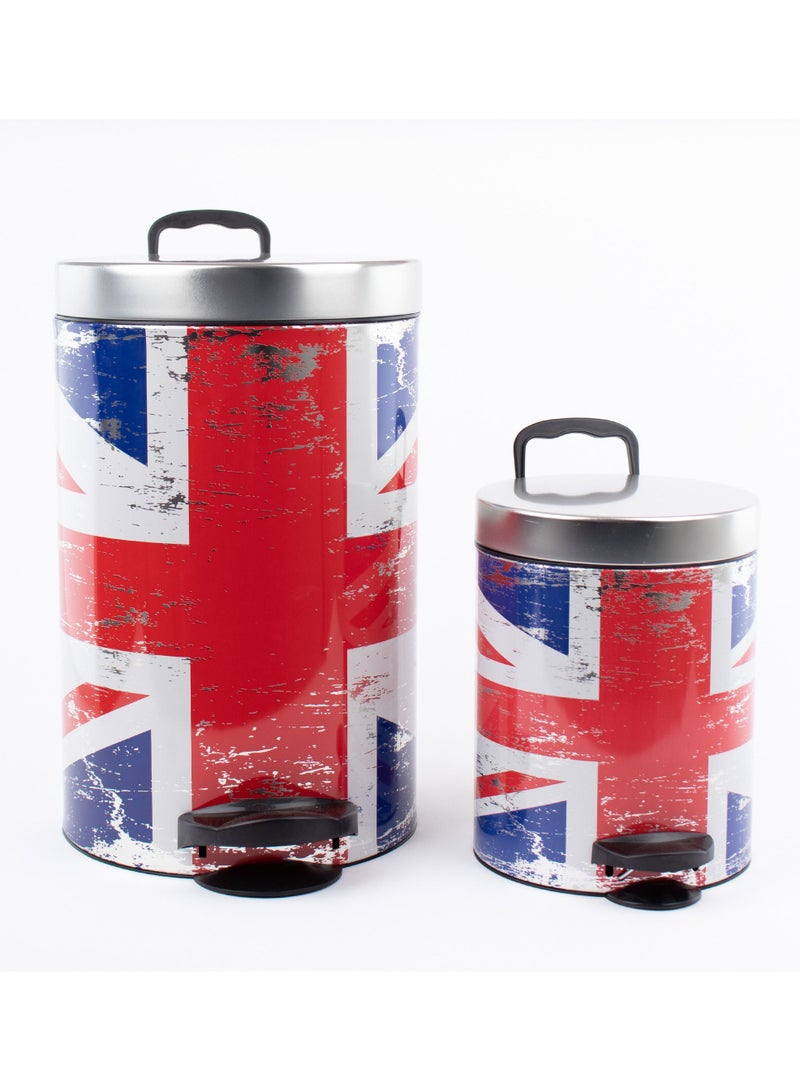 طقم سلات مهملات مكون من 2 حبة