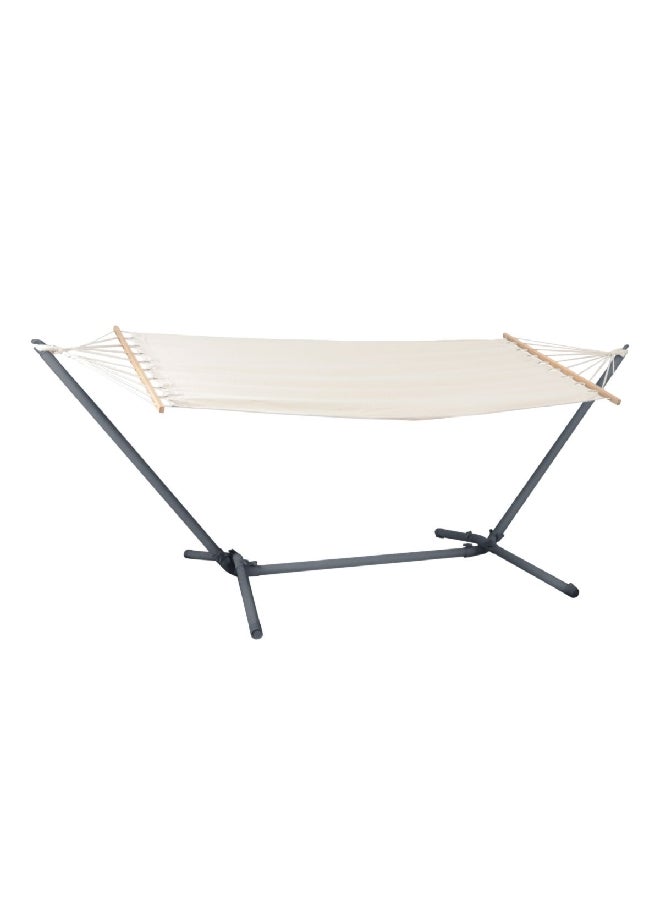 ليفينج اكسنتس ارجوحة معلقة لشخص واحد خفيفة بالوزن وباللونين البيج والأسود