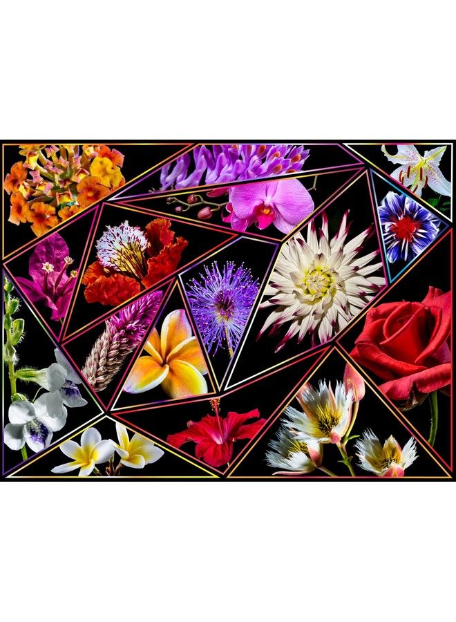 Better Me Flower Power 1000 Piece Puzzle For Adults Flowers Jigsaw Puzzle 1000 Piece Collage - Image 2