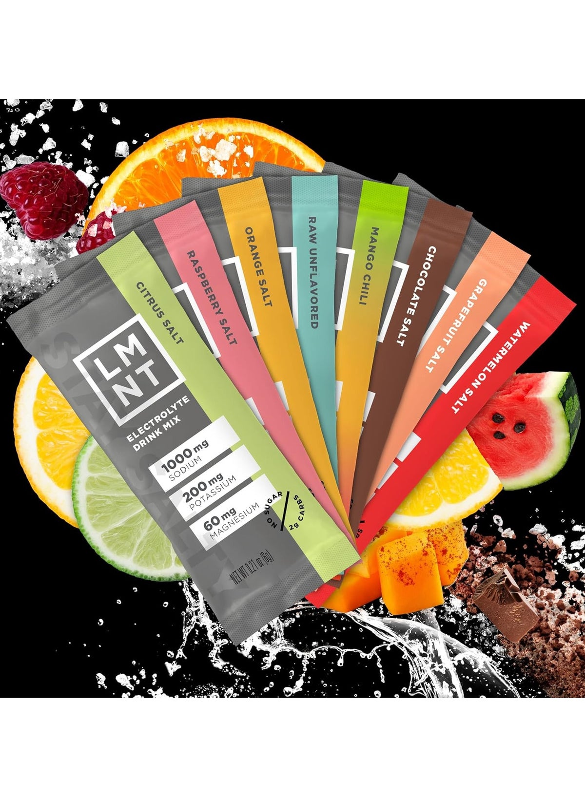 Lmnt Electrolyte Drink Mix, 8 Stick Packs