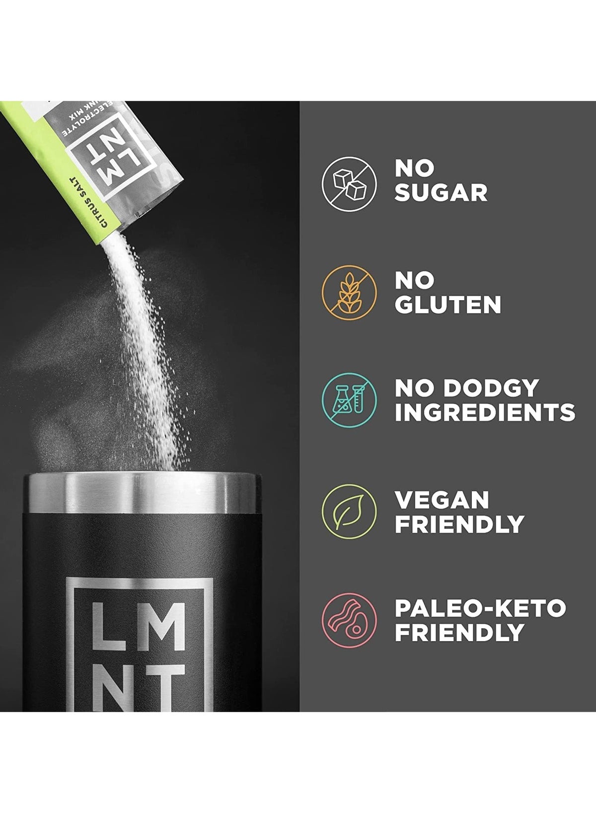 Lmnt Electrolyte Drink Mix, 8 Stick Packs