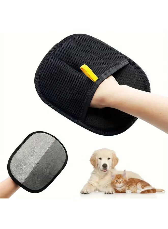 واي جيه قفازات إزالة شعر الحيوانات الأليفة، قفازات إزالة شعر الحيوانات الأليفة، قفازات إزالة شعر الحيوانات الأليفة، قفازات إزالة شعر الحيوانات الأليفة القابلة لإعادة الاستخدام، قفازات إزالة شعر الحيوانات الأليفة للسجاد، الأريكة، الملابس، الأثاث - Image 1