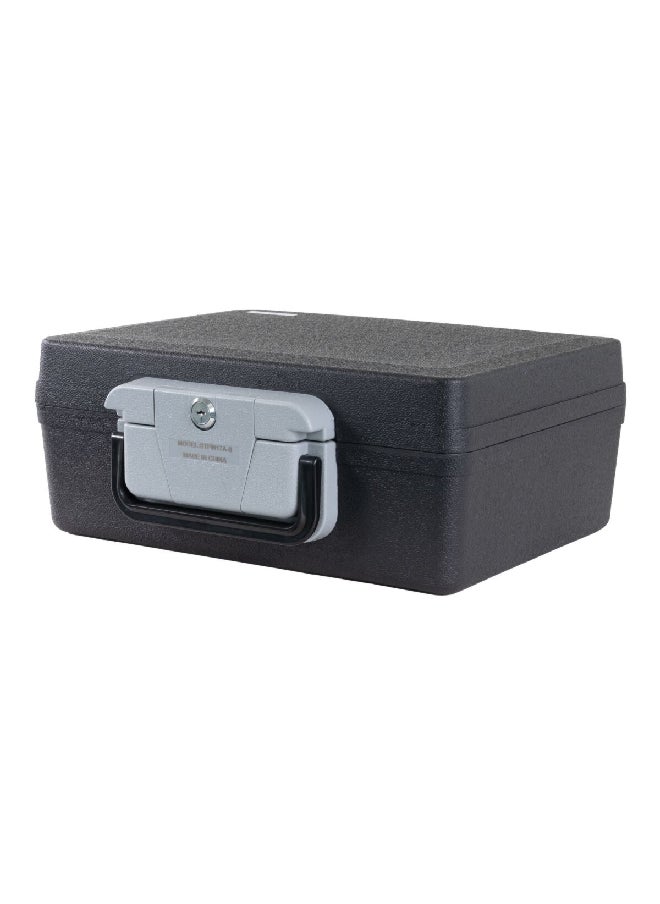 StarTech - Fireproof and Waterproof Flat Key Chest Safe Black 8kg STFW17A-S - Image 1