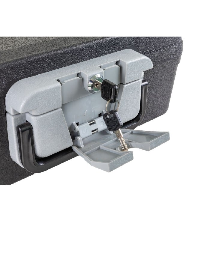 StarTech - Fireproof and Waterproof Flat Key Chest Safe Black 8kg STFW17A-S - Image 1