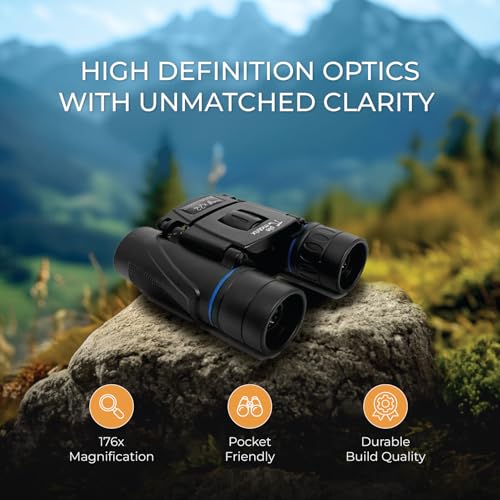 Pie Matrix Sport Binoculars for Adults & Kids,8 x22 Magnification, Bak4 Prism, FMC Coated, Lightweight, Shockproof & Rainproof. - Image 4
