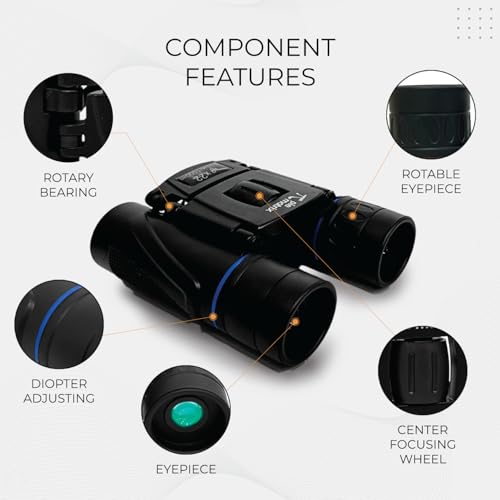 Pie Matrix Sport Binoculars for Adults & Kids,8 x22 Magnification, Bak4 Prism, FMC Coated, Lightweight, Shockproof & Rainproof. - Image 2