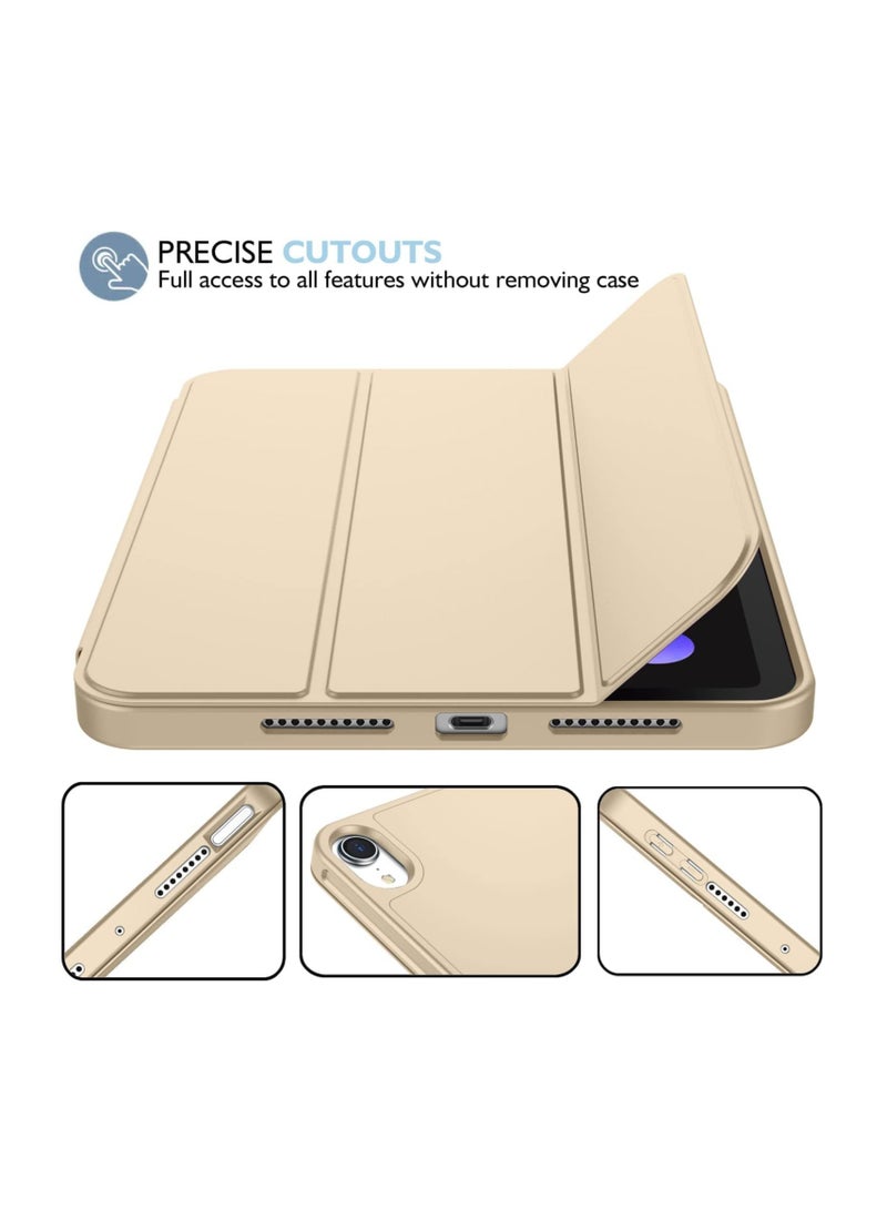JAJEEK New Smart Case with Pencil Holder Compatible with iPad Mini 7 – Tri-Fold Smart Case with Soft TPU Back, Auto Wake/Sleep, Dustproof & Anti-Fingerprint, Heavy Duty Protection, Ultra-Slim & Lightweight - Image 2