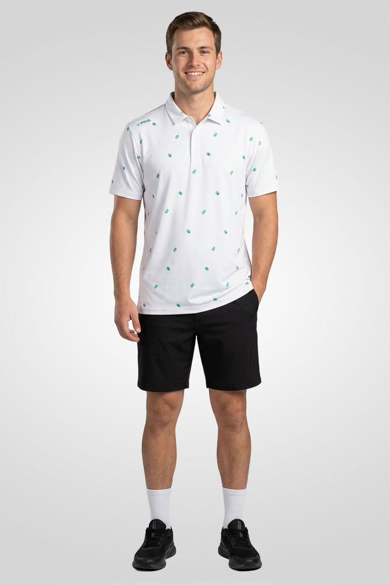 Ping Men Sportswear Fit Short Sleeve Outdoor Polo Shirt, Multicolor - Image 2