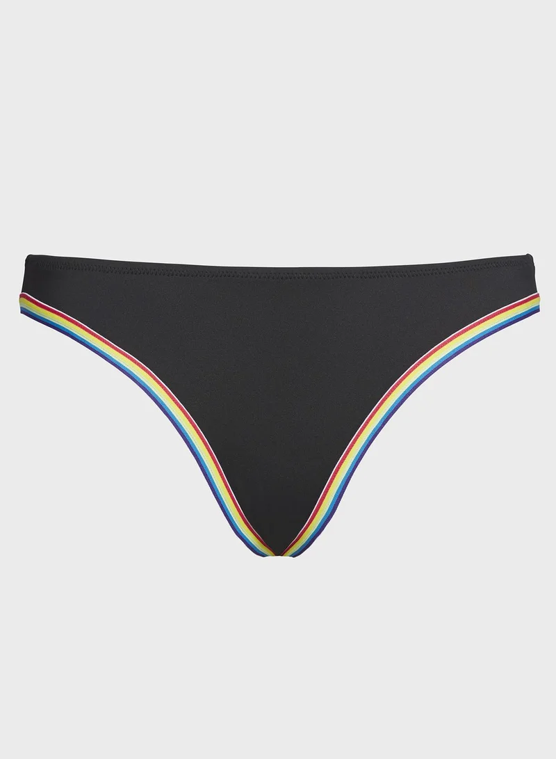 CALVIN KLEIN Contrast Trim Bikini Bottom