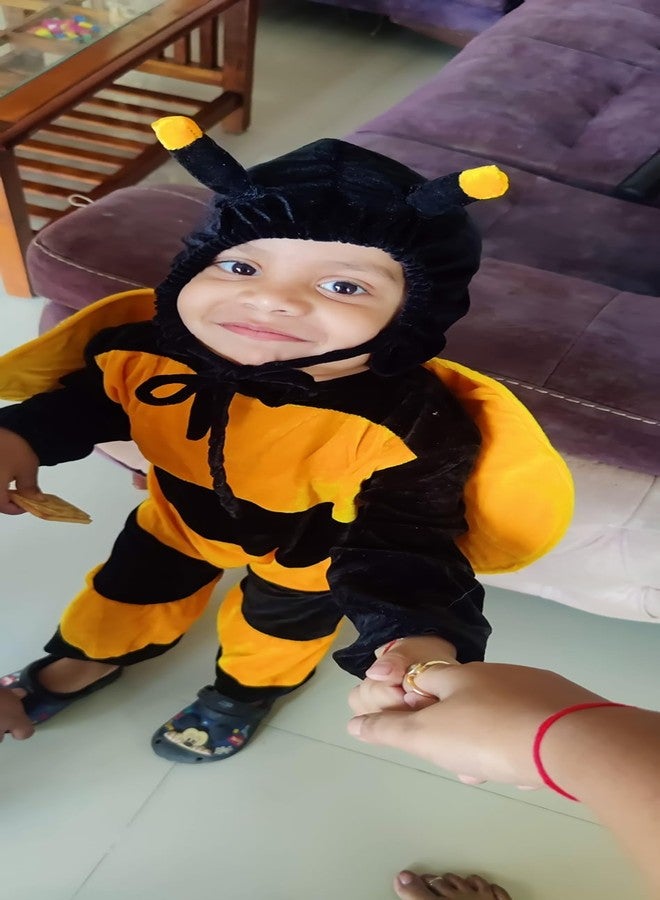 The GrowSome Felt Honey Bee Costume for Kids | Honeybee Insect Kid Fancy Dress Costumes| Honey Bee Fancy Dress Costume for Boys and Girls | Kids Fancy Dresses - Image 2