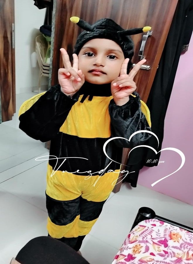 The GrowSome Felt Honey Bee Costume for Kids | Honeybee Insect Kid Fancy Dress Costumes| Honey Bee Fancy Dress Costume for Boys and Girls | Kids Fancy Dresses - Image 3