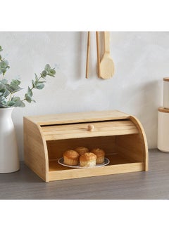 Bamboo Bread Basket Beige 40x16.5x27 cm