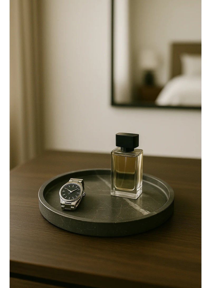 كارارا كولتيكتون ارمانى جرى ماربلى تراى روند شاب هاندماد ماربلى بريميوم حميز ديكور - Image 3