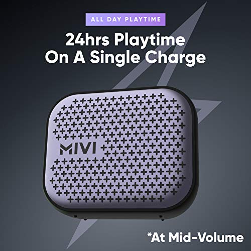 Mivi Roam 2 Bluetooth 5W Portable Speaker,24 Hours Playtime,Powerful Bass, Wireless Stereo Speaker with Studio Quality Sound,Waterproof, Bluetooth 5.0 - Image 5