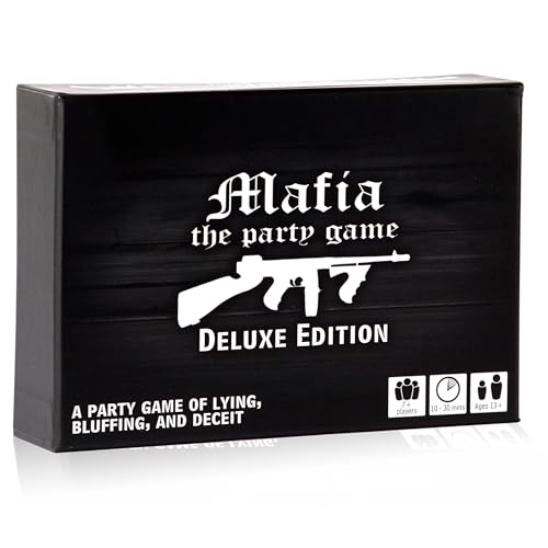 Apostrophe Games Mafia The Party Game Deluxe Edition – A Game of Lying, Bluffing and Deceit– Card Game, Adults and Teens – Board Game - Stocking Stuffer - Image 1