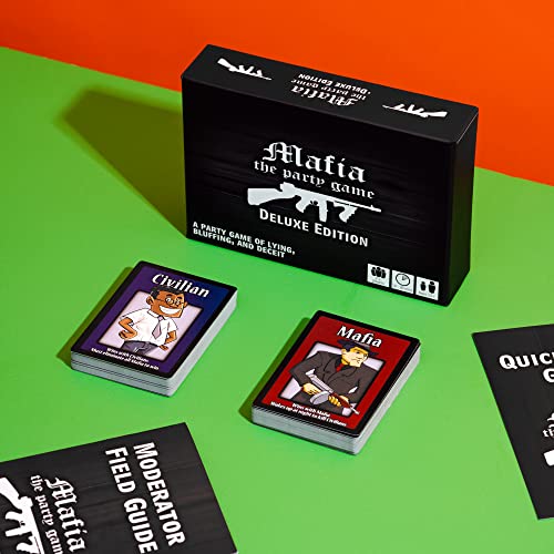Apostrophe Games Mafia The Party Game Deluxe Edition – A Game of Lying, Bluffing and Deceit– Card Game, Adults and Teens – Board Game - Stocking Stuffer - Image 5