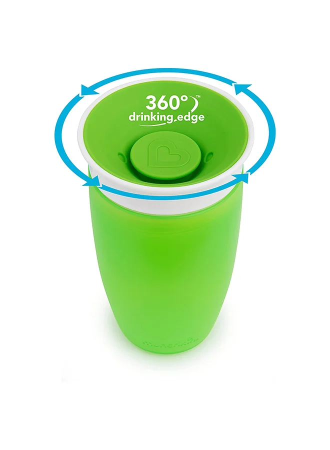 Munchkin Miracle 360 Degree Sippy Cup 10 Oz/296 Ml Green